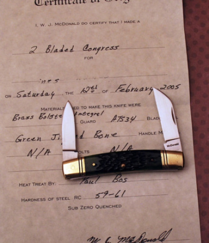 W. J. McDonald Bone half Congress Multiblade
