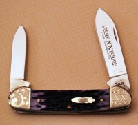 Case I-XX Canoe Engraved bolsters