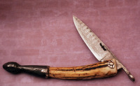 Chuck Patrick Damascus Friction Folder