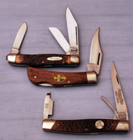Two Remington Stockman's and a Case Lockback