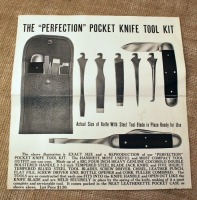 The Perfection Pocket Knife Tool Kit Advertisement