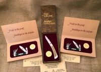 Three Official Boys Scout Boxed Knives