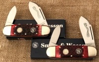 Pair of Smith & Wesson NKCA 1997 Club Knives
