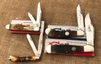 4 Case & Schrade NKCA Knives