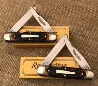 Pair of Remington Bullet Muskrats