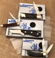 Four Crossman1980's knives