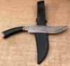 Kevin Cashen Damascus Serpentine Camp Knife - 2