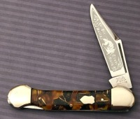 Fight'n Rooster Canoe Lockback