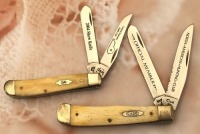 Pair of Case Ltd. Ed Smooth bone Trappers