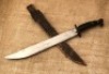 Carved handle Bowie