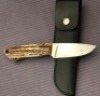 Roger Elrod Handmade Stag Handle Drop Point Hunter - 2