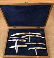 Case 1980 75th Anniversary Stag Set