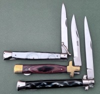 Three Stiletto Lockbacks