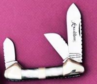 Parker Custom Series Excalibur Black Lip Pearl Canoe