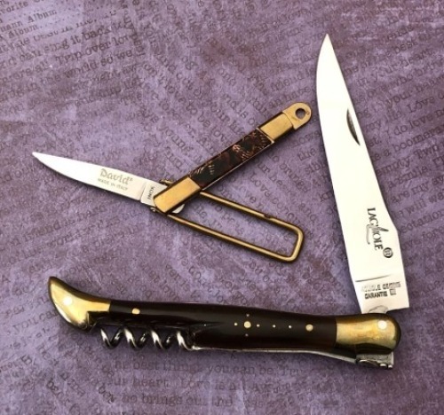 Laguiole and an Italian made 'David"