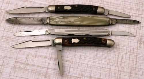 Four pre-72 Schrade Walden