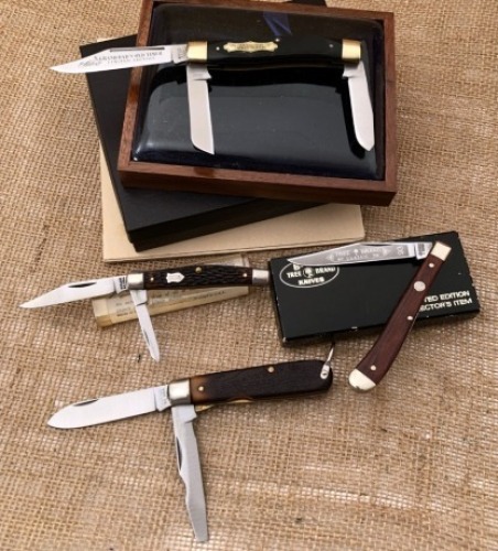 Three Schrade and a Boker