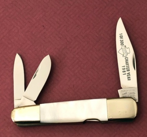 Parker Pearl Lockback Whittler