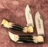 Pair of Parker Stag Folding Hunters