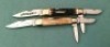 Pair of Bone Parker Lockback Whittlers