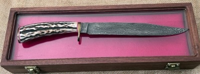 D.J. Hughes Damascus Bowie - 2