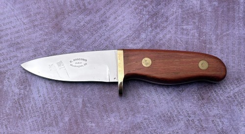 D Anscome Handmade Drop Point Hunter