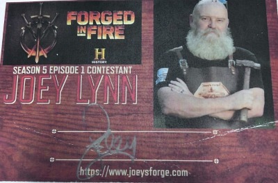 Joey Lynn (Forged In Fire competitor) Handmade Neck Knife - 3