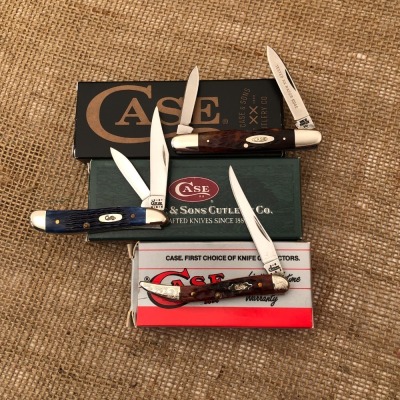 Three bone Case knives