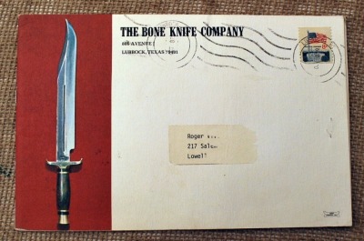 70's The Bone Knife Company Catalog