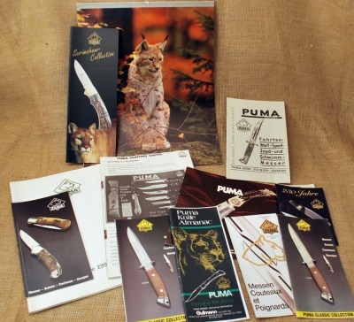 Lot of Puma Catalogs and advertising materials
