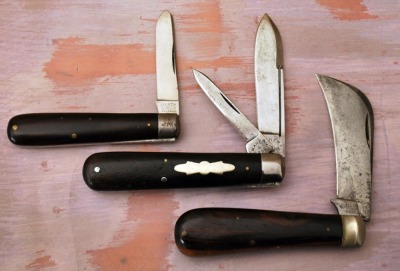 Trio of Maher & Grosh Wood Handles