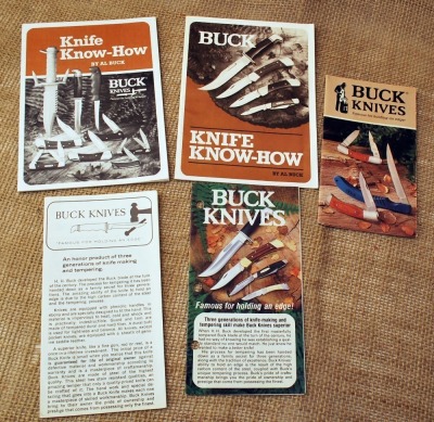 70's & 80's Buck Advertising Brochures