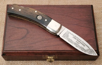 Smith & Wesson Fifth Anniversary Police Marksman Association Lockback
