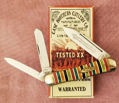 Case Classic Candy Striped Whittler