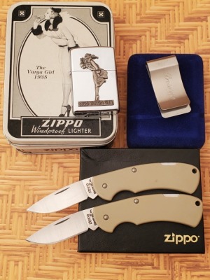 Group of Zippo Items