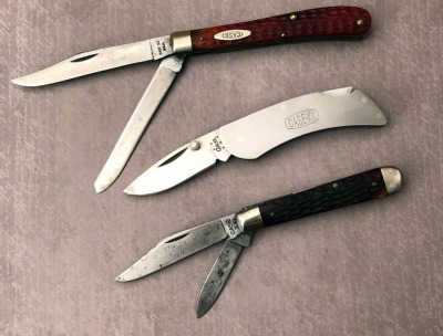 Three Case, XX 6214 1/2, USA 6248 and a Modern 300Lss