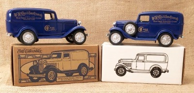Pair of Case Die Cast Car Banks