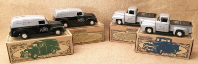 Four Bulldog Brand Die Cast Banks