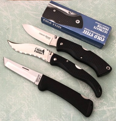 Three Cold Steel Lockbacks