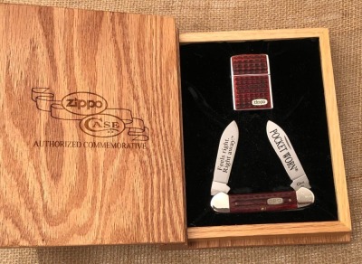 Case Bone Canoe and Zippo Commemorative