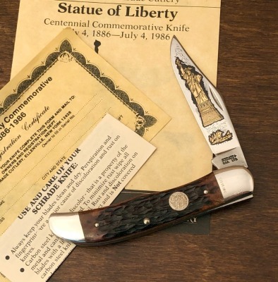 Schrade Statue of Liberty Centennial Commemorative Knife