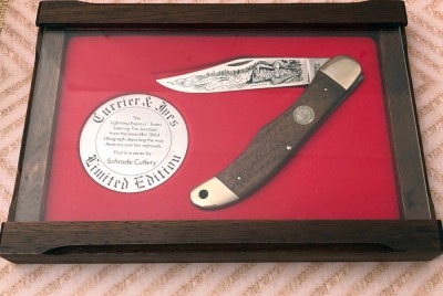 Schrade Currier & Ives Lightening Express Commemorative Knife