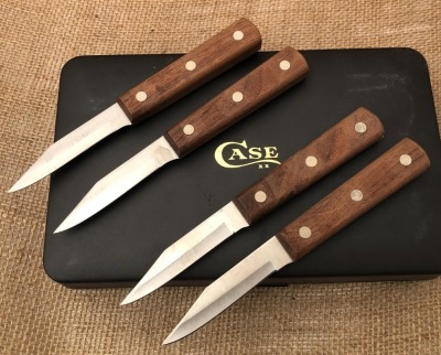 Set of Four Case Pairing knives