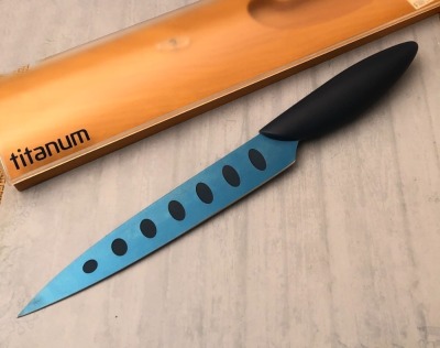 Titanium Julian Brown Design Slicing Knife