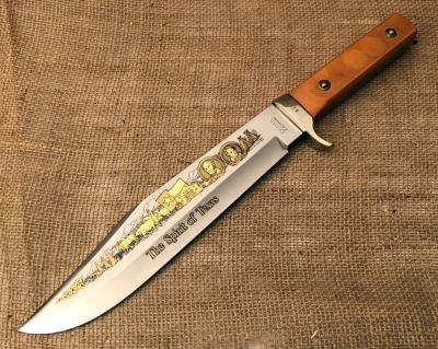 Puma Spirit of Texas Etched Bowie