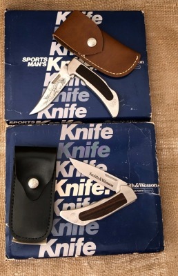 Pair of Smith & Wesson lockbacks