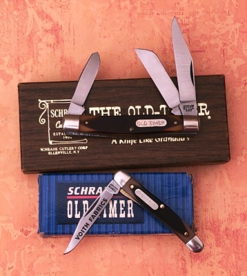 Pair of Schrade USA Old Timers