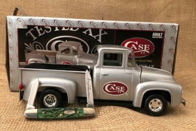 Case Die Cast 1956 Ford Pick-Up and Bermuda Green Bone 06263 Eisenhower Pen