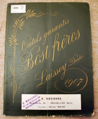 1907 Best Brothers French Tool Catalog