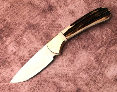 2002 Buck Custom Drop Point Hunter